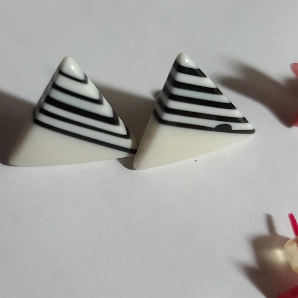 ❤️Set of 3  vintage 80s earrings - Picture 2 of 5